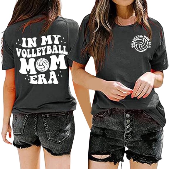 Landzoo One Casual Women's T Shirts Comfortable Letter Print Short Sleeve Tops For Daily Wear Relaxed Fit Stylish Beautiful Women's T-Shirts