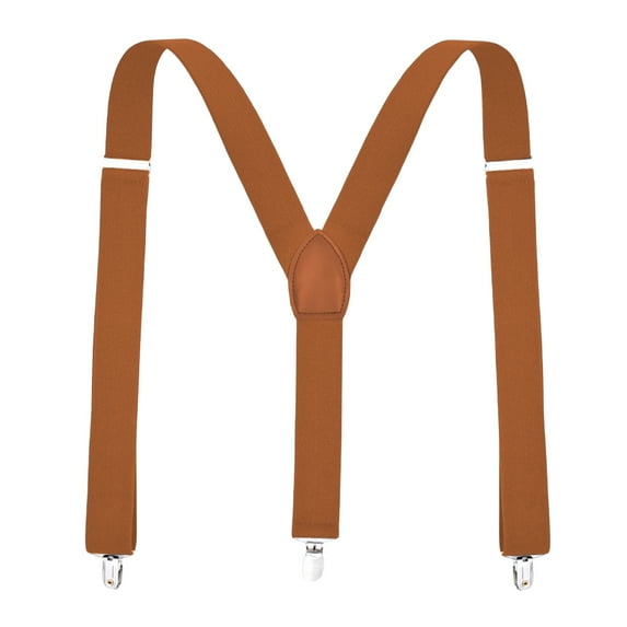 Landzoo One Classic Solid Color Dress Suspenders For Formal Trouser Braces With Metal Clips And Adjustable Straps For Business Attire And Wedding Events Soft Stylish Basic Suspenders