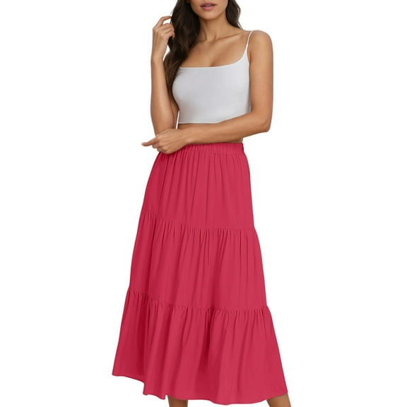 Landzoo One Daily Wear A Line Skirt For Comfortable Casual Outfits Suitable For Spring Summer And Fall Seasons Easy To Clean And Style With Any Jacket Beautiful Cozy Women's Dress