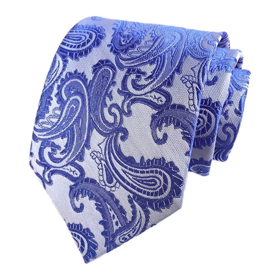 Landzoo One Elegant Men's Floral Silk Tie For Wedding Party Business Formal And Casual Occasions Stylish Necktie Accessories Cozy Stylish Basic Tie