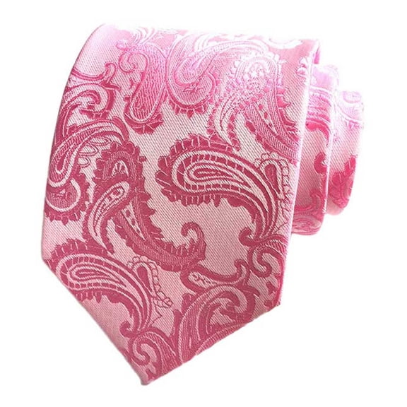 Landzoo One Elegant Men's Floral Silk Tie For Wedding Party Business Formal And Casual Occasions Stylish Necktie Accessories Cozy Stylish Basic Tie