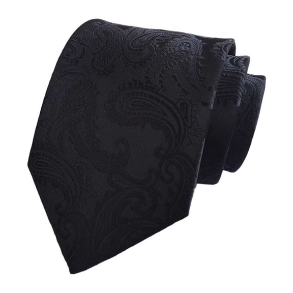 Landzoo One Elegant Men's Floral Silk Tie For Wedding Party Business Formal And Casual Occasions Stylish Necktie Accessories Soft Stylish Basic Tie