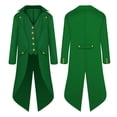 thumbnail image 1 of Landzoo One For Kids Punk Tailcoat Clothes Outfit Gothic Jacket Historical Party Attire Cozy Stylish Basic Clothes, 1 of 2