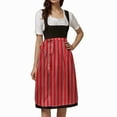 thumbnail image 1 of Landzoo One German Oktoberfest Women's Laced Half Apron Clothes Bavarian Traditional Dirndl Style Waist Tied Adjustable Party Outfit Cozy Stylish Basic Clothes, 1 of 8