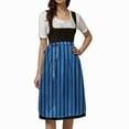 thumbnail image 1 of Landzoo One German Oktoberfest Women's Laced Half Apron Clothes Bavarian Traditional Dirndl Style Waist Tied Adjustable Party Outfit Cozy Stylish Basic Clothes, 1 of 8