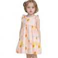 thumbnail image 1 of Landzoo One Girls Summer Dresses Floral Casual Loose Fit Round Neck Strap Outdoor Play Dress For Toddlers Age 1-8 Years Casual Stylish Cozy Girl's Dress 4-5 Years, 1 of 4