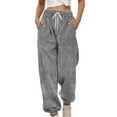 thumbnail image 1 of Landzoo One High Waist Casual Joggers Elastic Cuff Comfortable Pants Trousers With Pockets For Everyday Wear And Outdoor Activities Soft Stylish Women's Casual Pants, 1 of 6