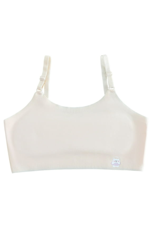 Kids Girls Underwear Bra Vest Children Adjustable Shoulder Strap Underclothes Undies Clothes Cozy Cute Practical One Size