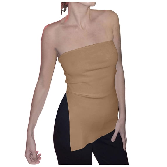 Landzoo One Ladies Strapless Tank Top Cozy Stylish Basic Tube Tops