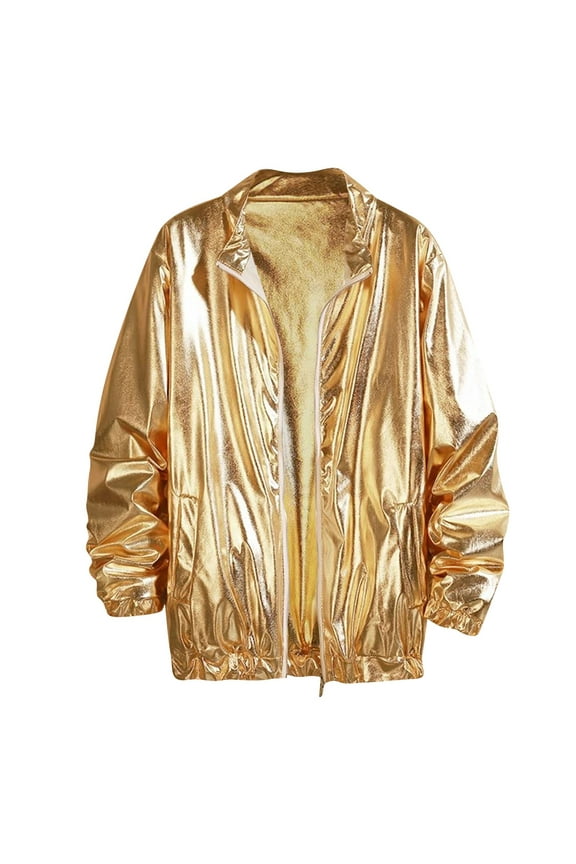 Mens Spring And Autumn Thin Sunscreen Jacket Jacket Bright Stage Youth Loose Top Cozy Stylish Men's Casual Jackets