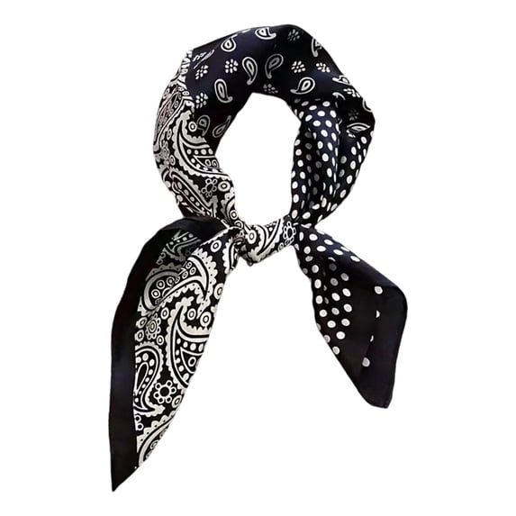 Landzoo One Silk Scarves For Square Neck Scarves Versatile Soft Lightweight Soft Stylish Basic Silk Scarves