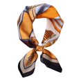 thumbnail image 1 of Landzoo One Silk Scarves For Women Elegant Letter Print Square Scarf Fashionable Accessory For And Casual Wear Soft Stylish Basic Silk Scarves, 1 of 5