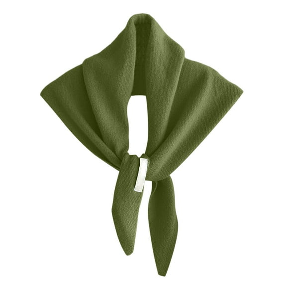 Landzoo One Triangle Scarf Shawl Wrap For Versatile Soft Warm Knitted Fashion Elegant Neckwear Cozy Stylish Basic Scarf