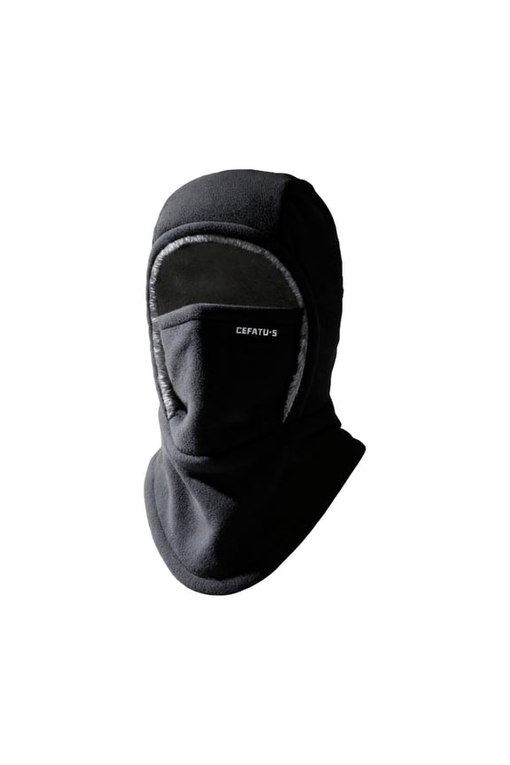 Winter Fleece Lined Neck Gaiter Face Scarf Hood For Cold Weather Outdoor Activities Thermal Windproof Soft Stylish Basic Neckerchief