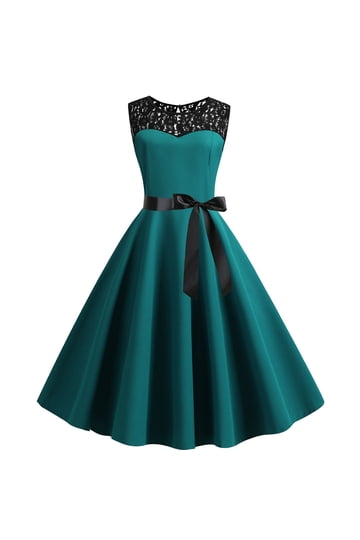 green emerald velvet dress Amazon.com: 50s Style Dresses for Women Vintage 3/4 Sleeve Tie Neck Swing Dress  Women's 1950s Retro Dress Midi Prom Dress for Cocktail Tea Party Evening  Dress Audrey Hepburn Dress Haze Blue 2XL :