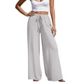 thumbnail image 1 of Landzoo One Women's Casual Dress Stylish Drawstring Straight Fit Comfortable Daily Wear Spring Summer Outfits With T Shirts Soft Beautiful Women's Casual Pants, 1 of 4