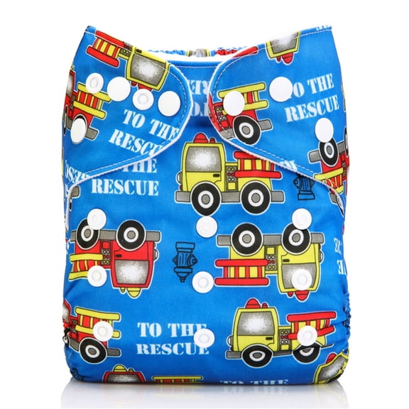 Landzoo Reusable Waterproof Printed Baby Cloth Diaper Adjustable Baby Nappies