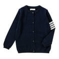 thumbnail image 1 of Landzoo Spring Autumn Trendy Sweater Coat Thin Solid Color Family Cottonblend Crewneck Knit Cardigan Wind, 1 of 4