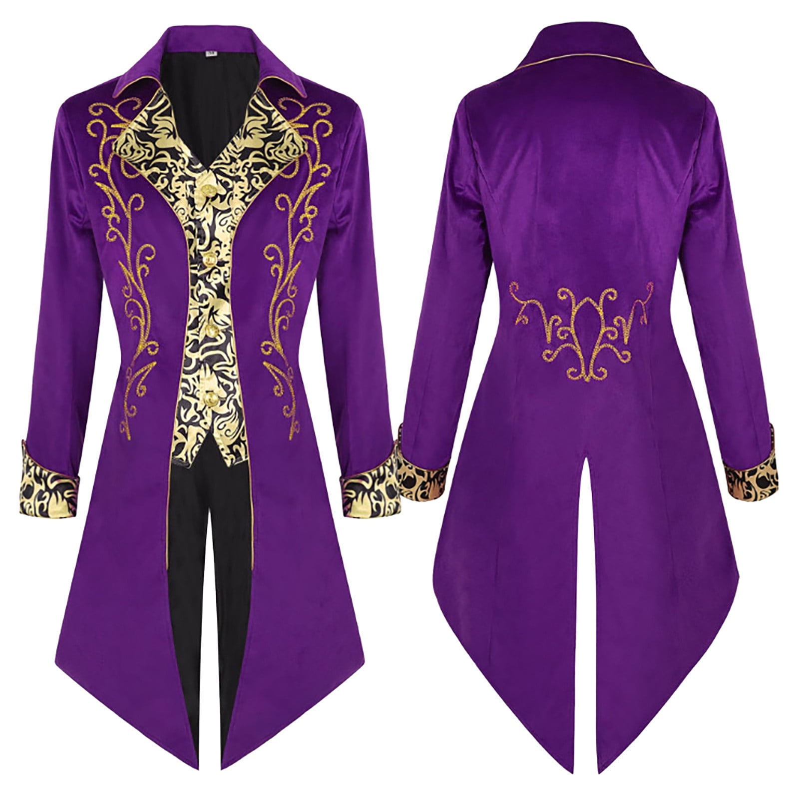Tailcoat Jacket Rocker Landzoo Steam Punk Gothic Tailcoat Jacket For Men Retro Frock Coat ...