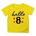 thumbnail image 1 of Landzoo Toddler Boys Back To School T-Shirt Letter Print Short Sleeve Crew Neck Autumn Cozy Soft Boys T-Shirt, 1 of 3
