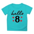 thumbnail image 1 of Landzoo Toddler Boys Back To School T-Shirt Letter Print Short Sleeve Crew Neck Autumn Layering Boys Tees, 1 of 3
