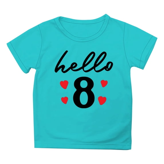 Landzoo Toddler Boys Back To School T-Shirt Letter Print Short Sleeve Crew Neck Autumn Layering Boys Tees