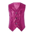 thumbnail image 1 of Landzoo Toddler Girls Boys Casual Sequin Glitter Party Carnival Gown Sleeveless Vest Top Cozy Lightweight Children Sweatshirts, 1 of 5