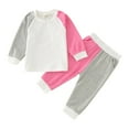 thumbnail image 1 of Landzoo Toddler Girls Boys Winter Long Sleeve Tops Pants 2PCS Outfits Clothes Set For Babys Clothes Underwear Set Beautiful Warm Girls Outfits Set, 1 of 1