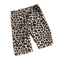 thumbnail image 1 of Landzoo Toddler Girls Shorts Leopard Elastic Waist Cute Summer Breathable Girls Active Shorts Size 18-24 Months Coffee, 1 of 3