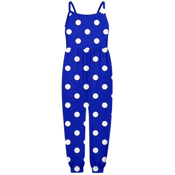 Landzoo Toddler Girls Sleeveless Suspenders Prints Romper Jumpsuit Clothes Breathable Cute Stylish Children Bodysuits 18-24 Months