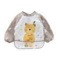 thumbnail image 1 of Landzoo Toddler Long Sleeve Baby Bibs Waterproof Sleeved Bib Soft Cartoon for Girls Boys, 1 of 2