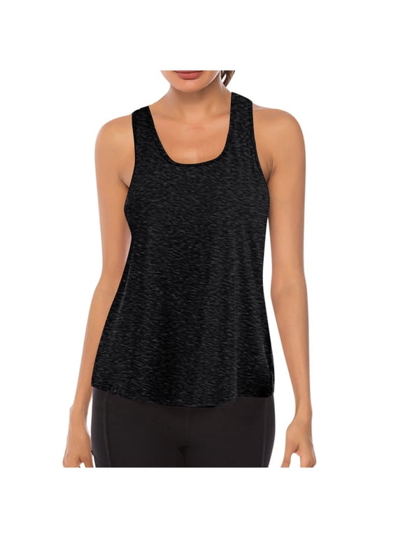 Vest For Women Solid Color Sleeveless Halter Undershirt Summer Cozy Soft Women Tank Tops Size S Black