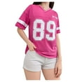 thumbnail image 1 of Landzoo Women'S Tops Number Print Short Sleeve V-Neck Shirt Summer Comfortable Women T Shirt Size XL Red, 1 of 4