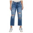 thumbnail image 1 of Landzoo Women's Boyfriend Jeans Stretchy Ripped Distressed Denim Pants Cozy Breathable Sporty Women's Yoga Pants, 1 of 9