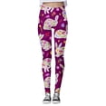 thumbnail image 1 of Landzoo Women's Easter Print Middle Waist Leggings Fitness Pants For Sports Tailored Stretchy Women's Leggings Pants, 1 of 5