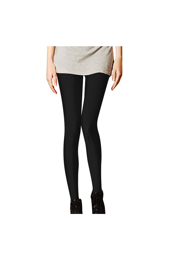 Women's High Waisted Elasticity Ninth Pants Show Thin Leggings Tummy Control Stretchy Skin friendly Women's Leggings Pants