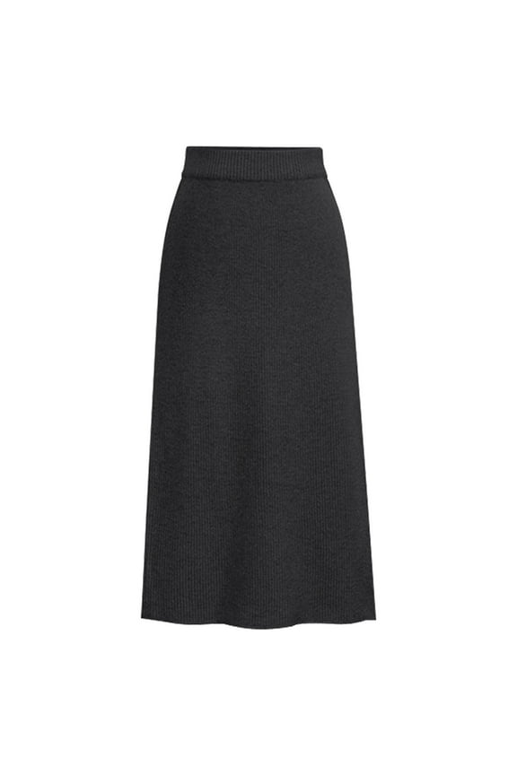 Women's Winter Wool Skirt Mid Length Woolen Skirt Thick Skirt Cozy Distinctive Women's Skirt