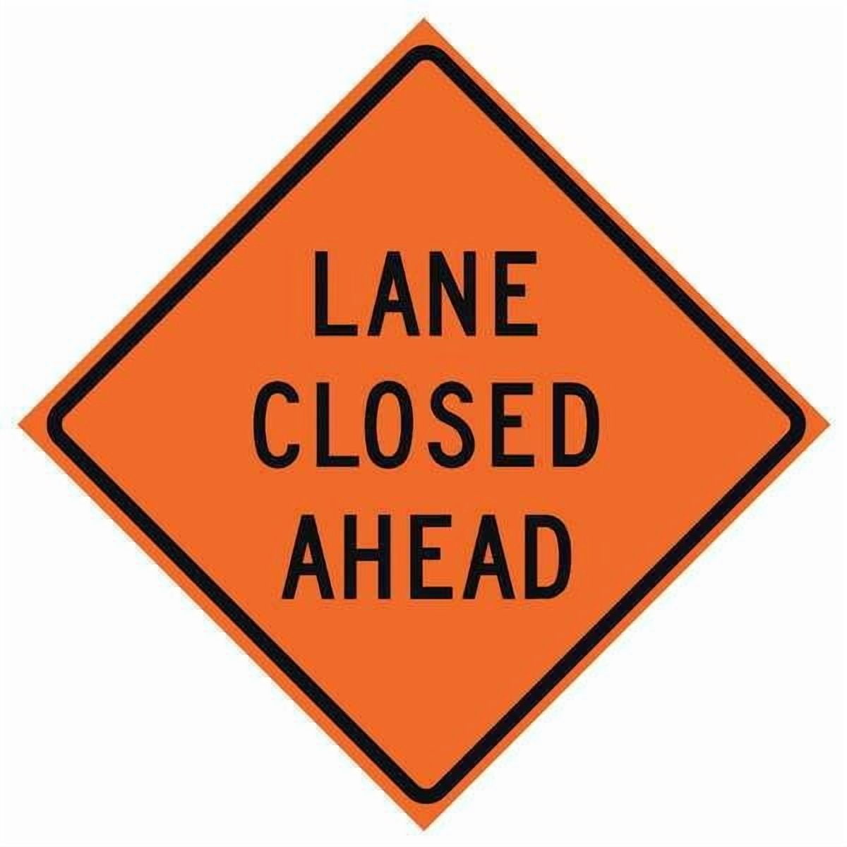 Lane Closed Sign