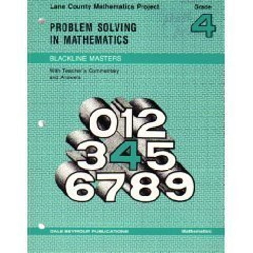 Pre-Owned Lane County Mathematics Project: Problem Solving in Mathematics Grade 4 Paperback