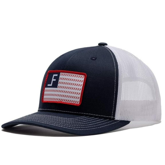 Lane Frost American Flag Navy White - Hats Cap - Freedom