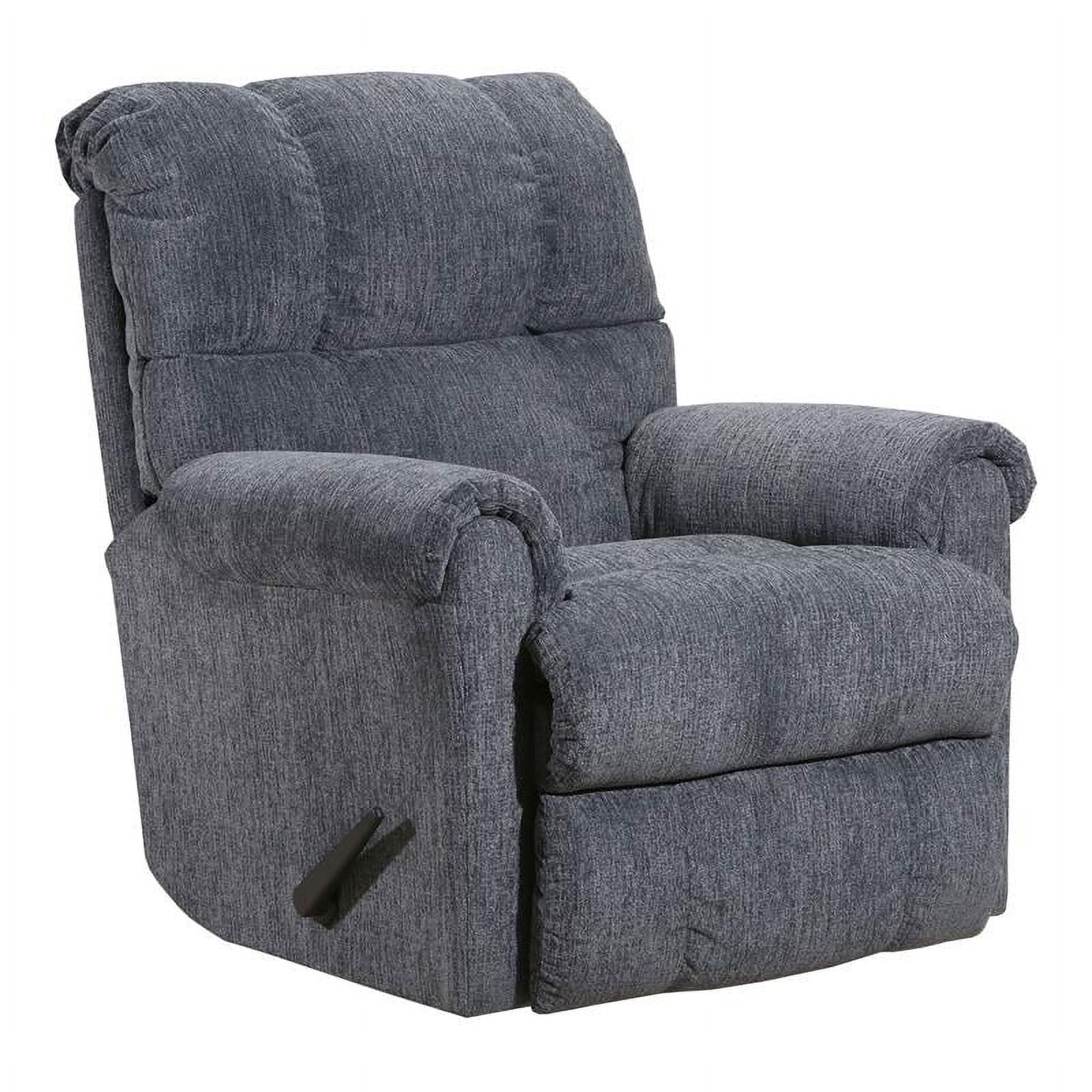 Lane Furniture 4208 Avenger Polyester Power Rocker Recliner in Gray
