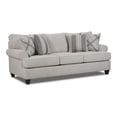 thumbnail image 1 of Lane Furniture Caymen Traditional Fabric Sofa with Roll Arm in Cream, 1 of 5