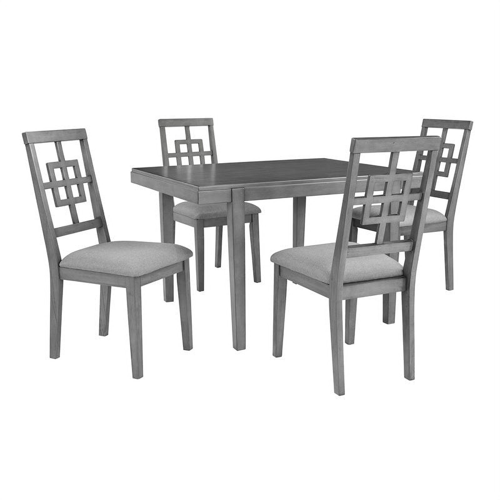 Lane Furniture Centrix 5Piece Wood Dining Height Set in Weathered