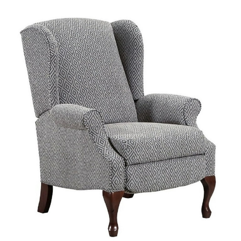 Lane Hampton Push Back Hide A Chase High Leg Recliner Walmart