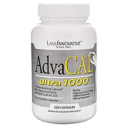 Lane Innovative - AdvaCAL Ultra 1000 - Calcium Supplement (120 Capsules)