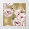thumbnail image 1 of Lane, Joanna 12x12 White Modern Wood Framed Museum Art Print Titled - Roses on Gold II, 1 of 4