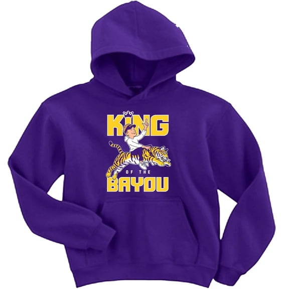 Lane Kiffin King Bayou Louisiana Hooded Sweatshirt Hoodie
