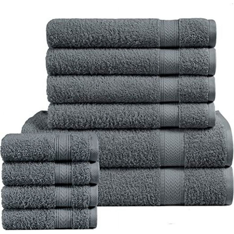LANE LINEN 24 Pc Towels for Bathroom - 100% Cotton Bath Towel Sets, Luxury Bath  Towels, 2 Bath Sheets, 4 Bath Towels, 6 Hand Towels for Bathroom, 8 Wash  Cloths, 4 Fingertip Towels- Platinum - Yahoo Shopping