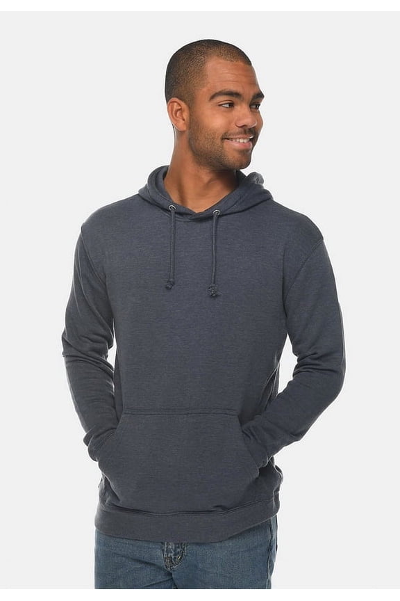LS13001 Unisex French Terry Pullover Hooded Sweatshirt