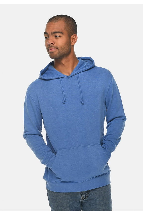LS13001 Unisex French Terry Pullover Hooded Sweatshirt